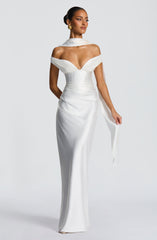 Aurelia Maxi Dress - Ivory Dress Babyboo Fashion Premium Exclusive Design