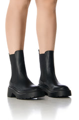 AZALEA WANG CYRAN BLACK BOOTIE
