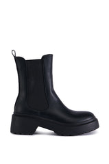 AZALEA WANG CYRAN BLACK BOOTIE