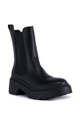 AZALEA WANG CYRAN BLACK BOOTIE