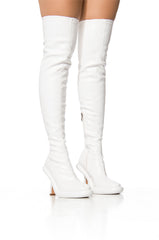 AZALEA WANG EMERIE WHITE BOOT