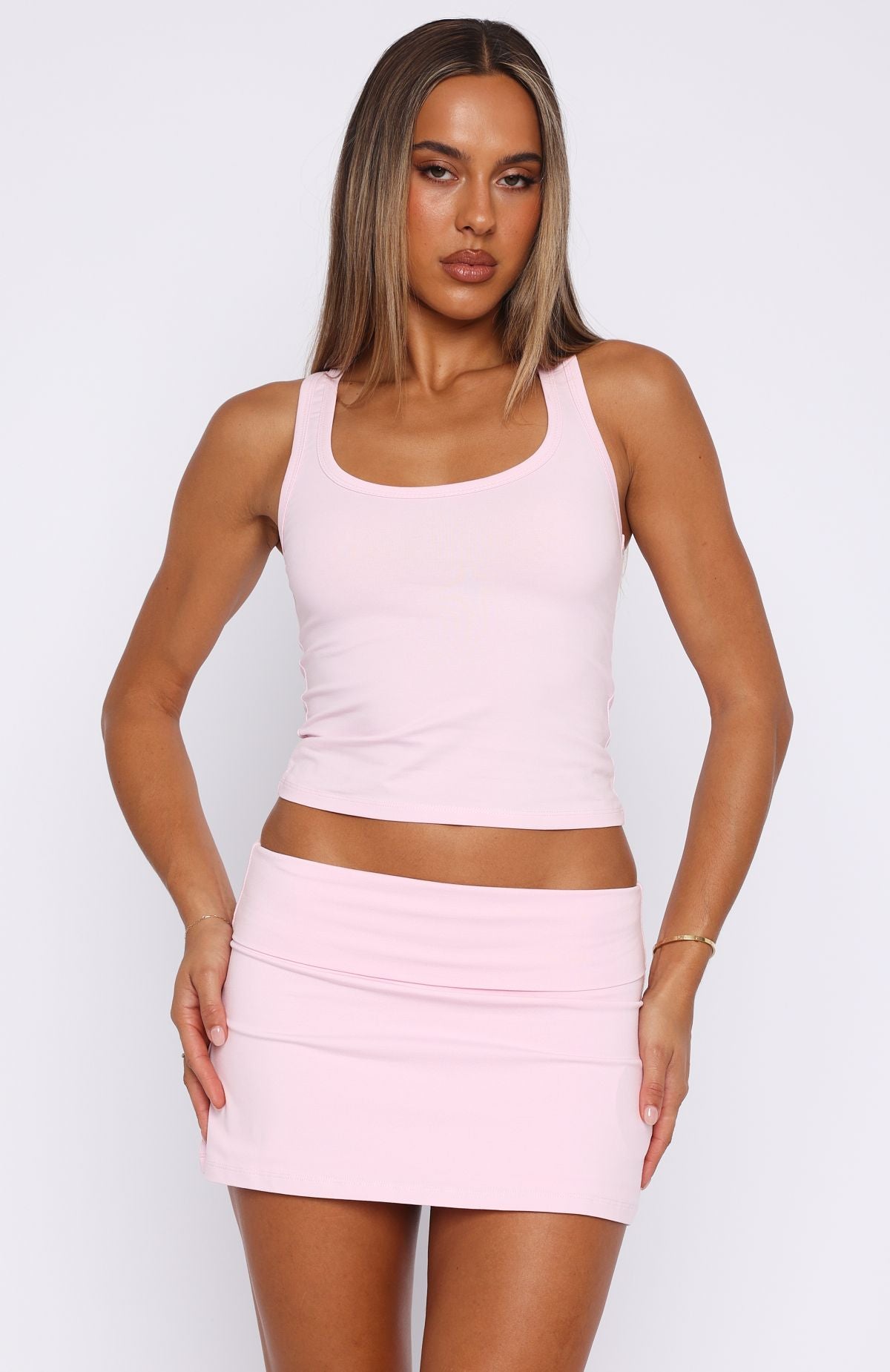 Always The Best Mini Skirt Baby Pink
