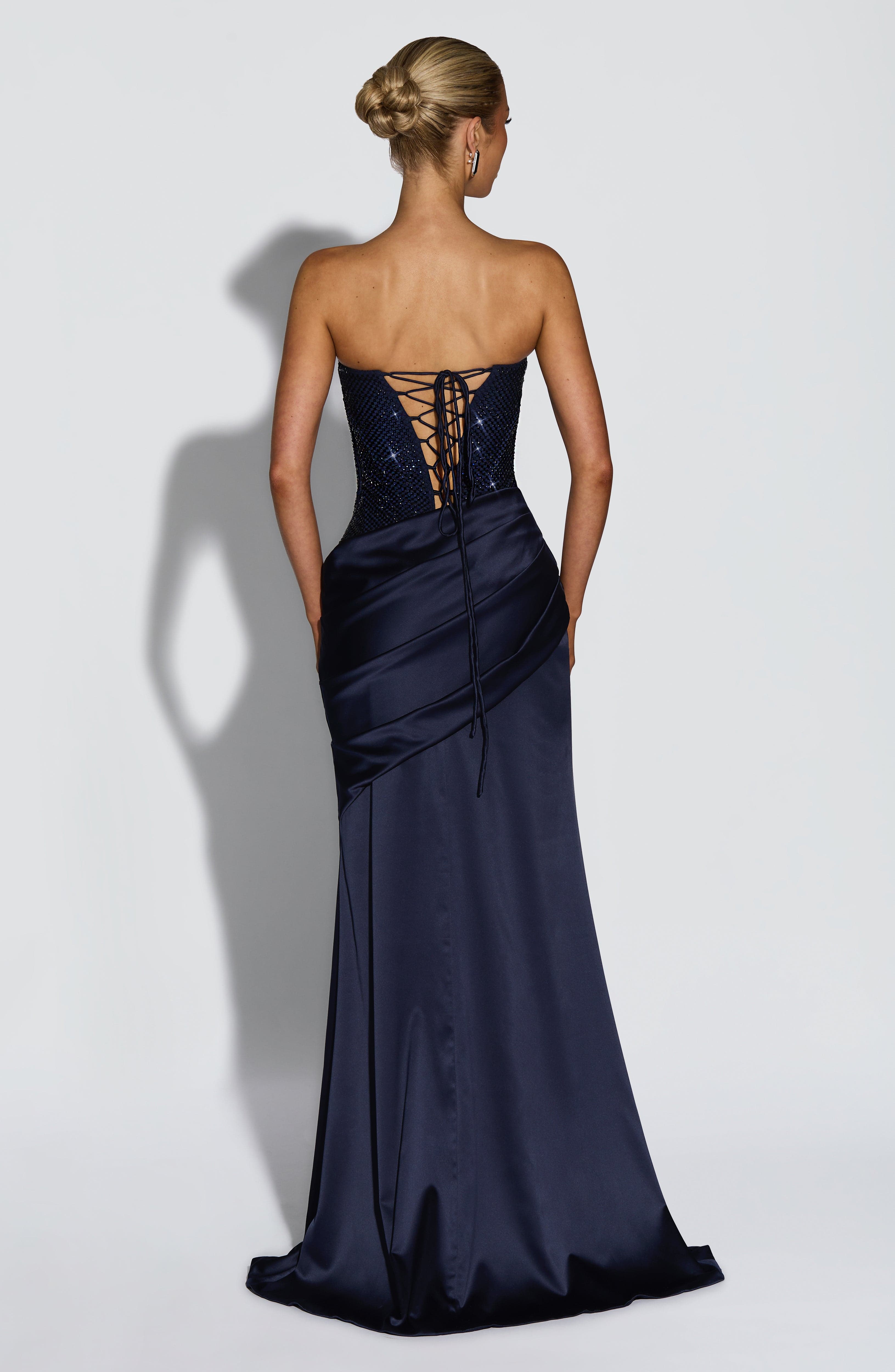 Celestia Maxi Dress - Navy Dress Babyboo Fashion Premium Exclusive Design