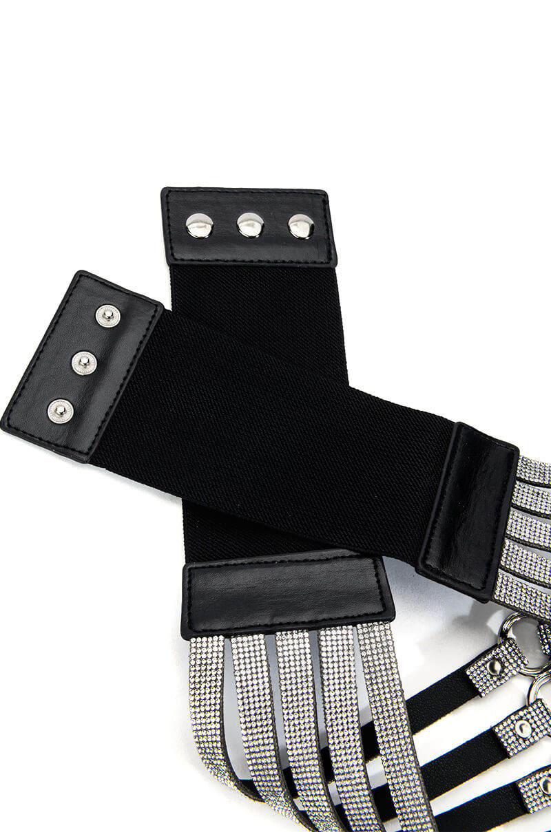 CINCH ME UP RHINESTONE STRETCH CORSET BELT