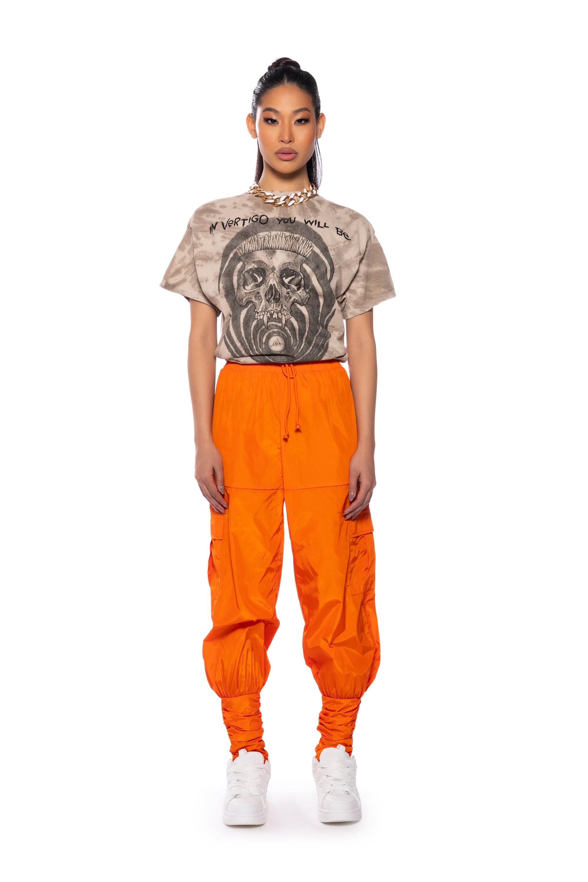 COME AND GET ME NYLON CARGO JOGGER