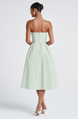 Edith Midi Dress - Mint Dress Babyboo Fashion Premium Exclusive Design