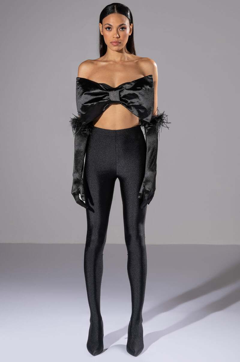 GIFT FOR YOU TUBE TOP AND GLOVES SET