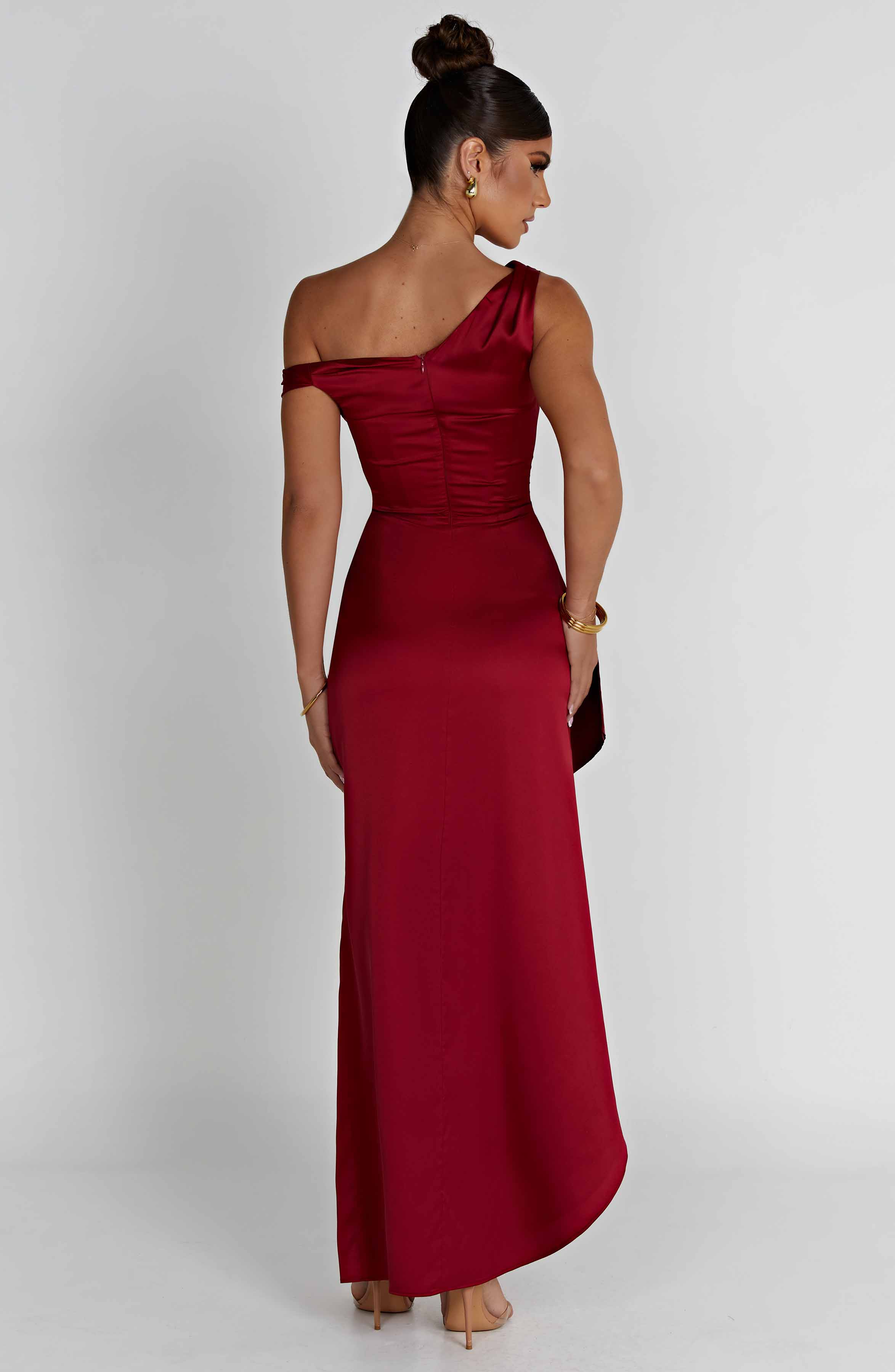 Juliene Maxi Dress - Wine Dress Babyboo Fashion Premium Exclusive Design
