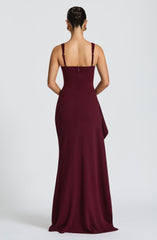Katana Maxi Dress - Cherry Lacquer Dress Babyboo Fashion Premium Exclusive Design