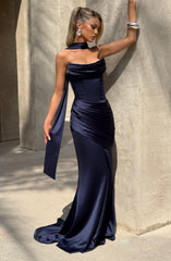 Kensington Maxi Dress - Navy Dress Babyboo Fashion Premium Exclusive Design
