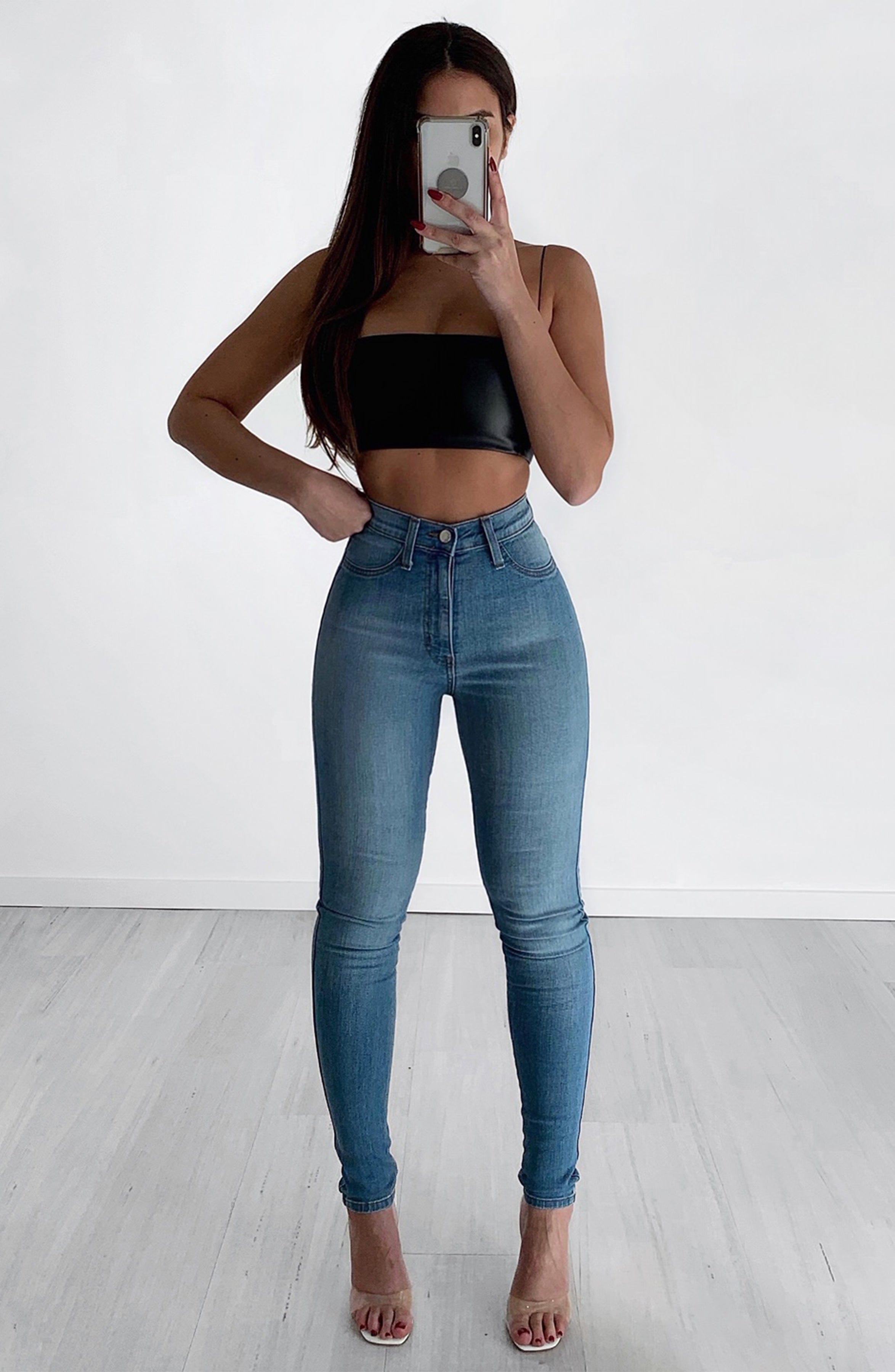 Kyla Jeans - Light Blue Jeans Babyboo Fashion Premium Exclusive Design