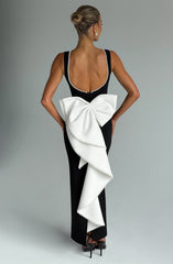 Lana Midaxi - Black/White Dress Babyboo Fashion Premium Exclusive Design