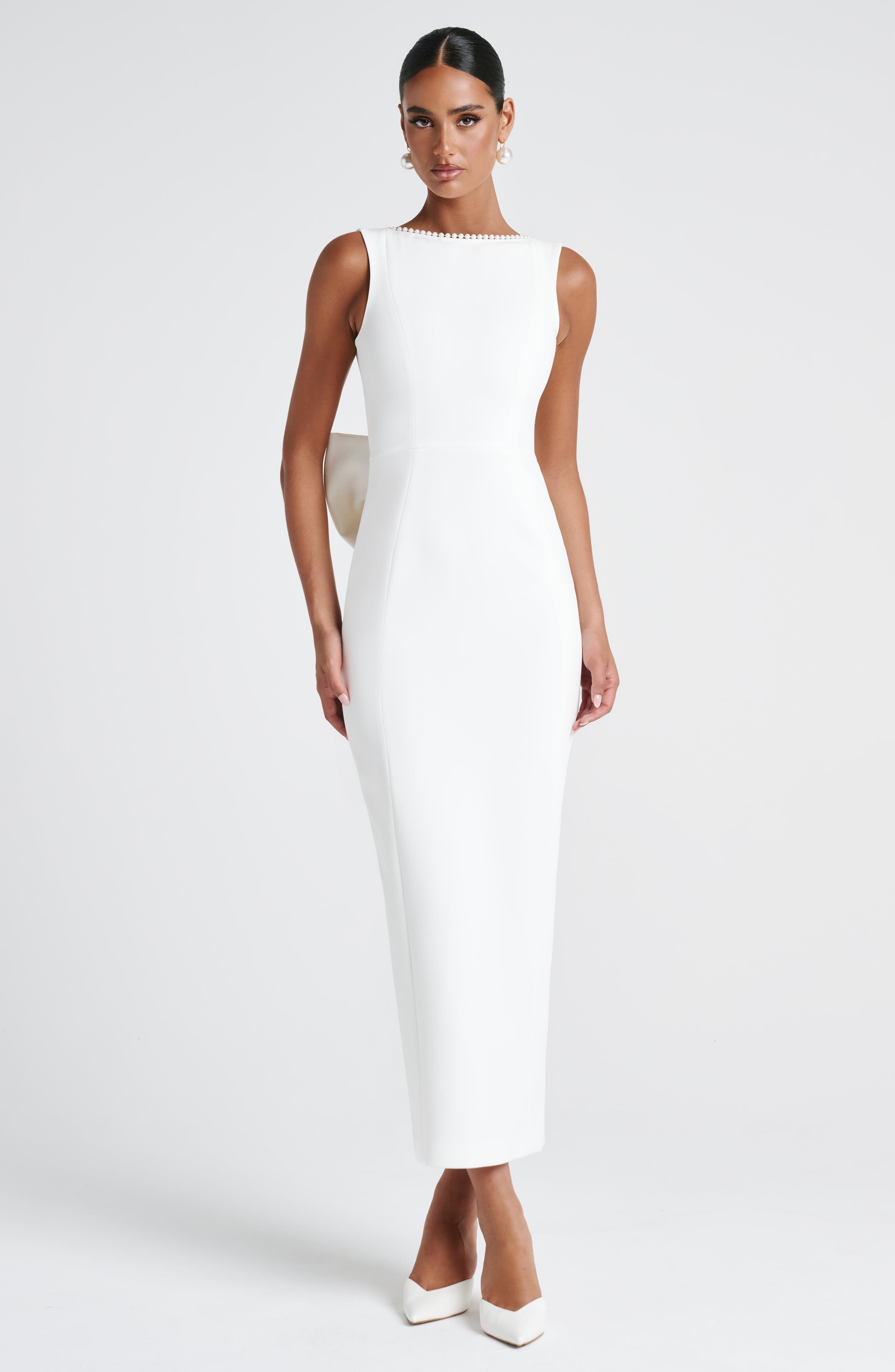 Lana Midaxi Dress - Ivory Dress Babyboo Fashion Premium Exclusive Design