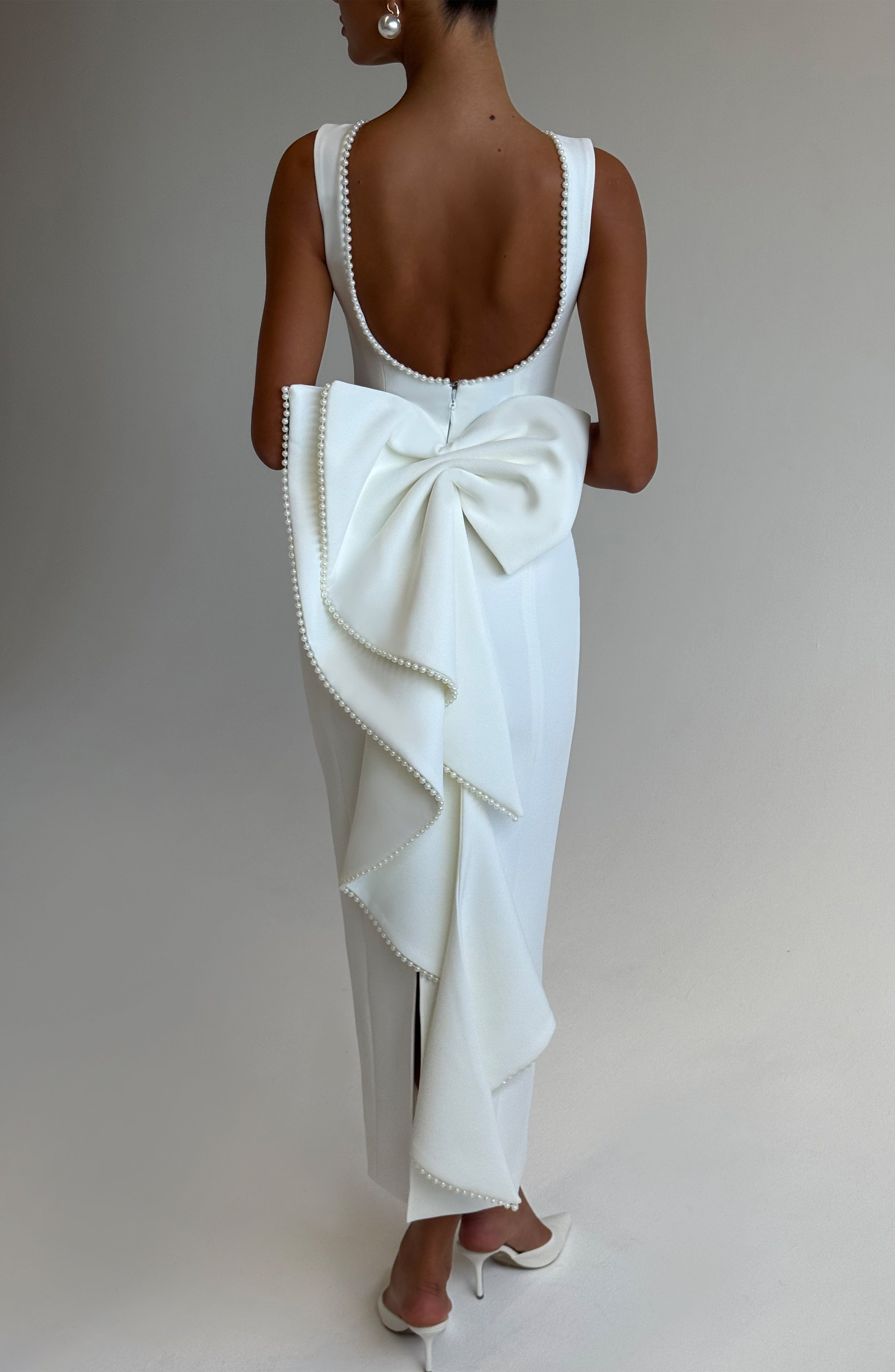 Lana Midaxi Dress - Ivory Dress Babyboo Fashion Premium Exclusive Design