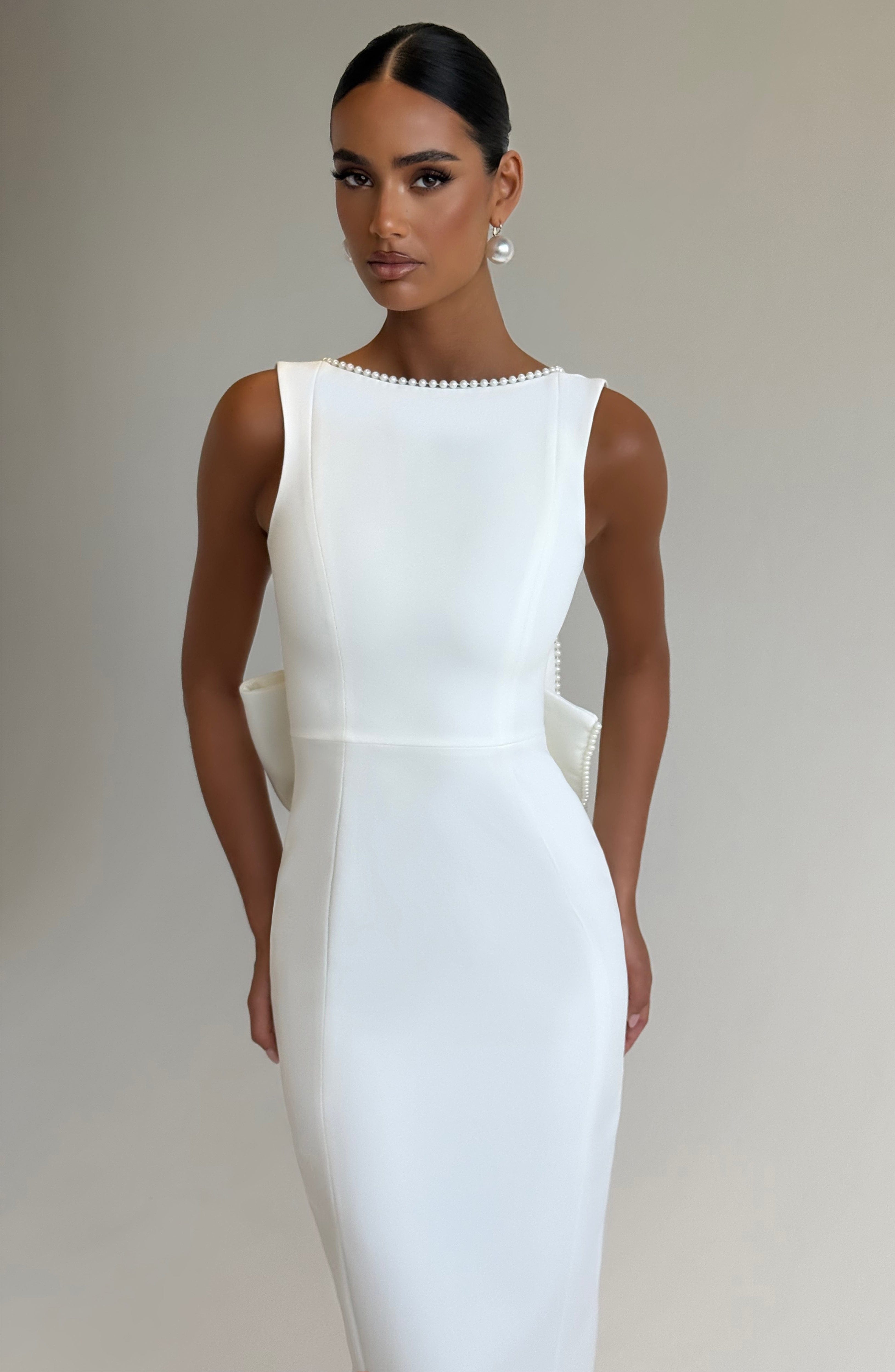Lana Midaxi Dress - Ivory Dress Babyboo Fashion Premium Exclusive Design