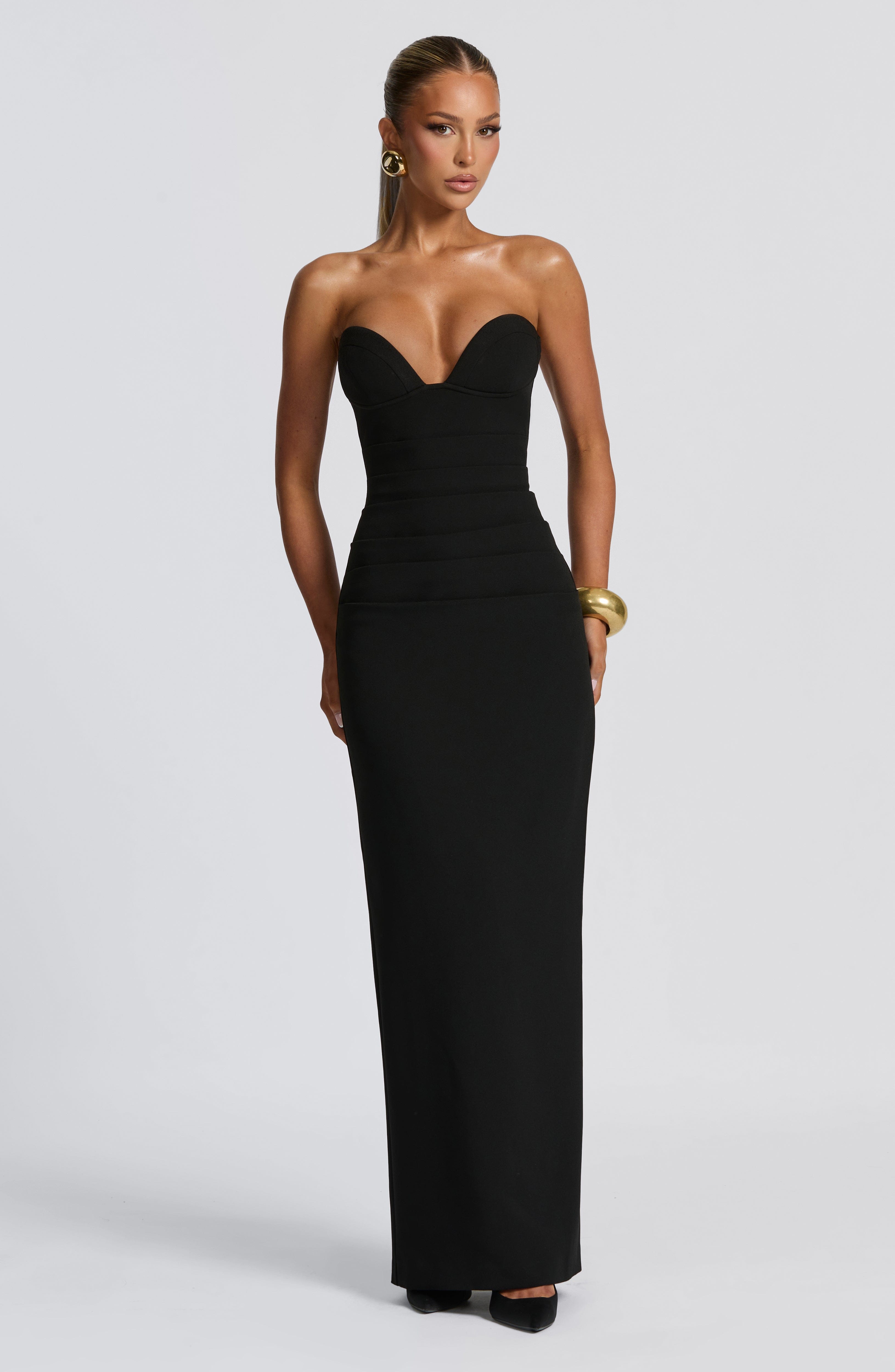 Lindsey Maxi Dress - Black Dress Babyboo Fashion Premium Exclusive Design