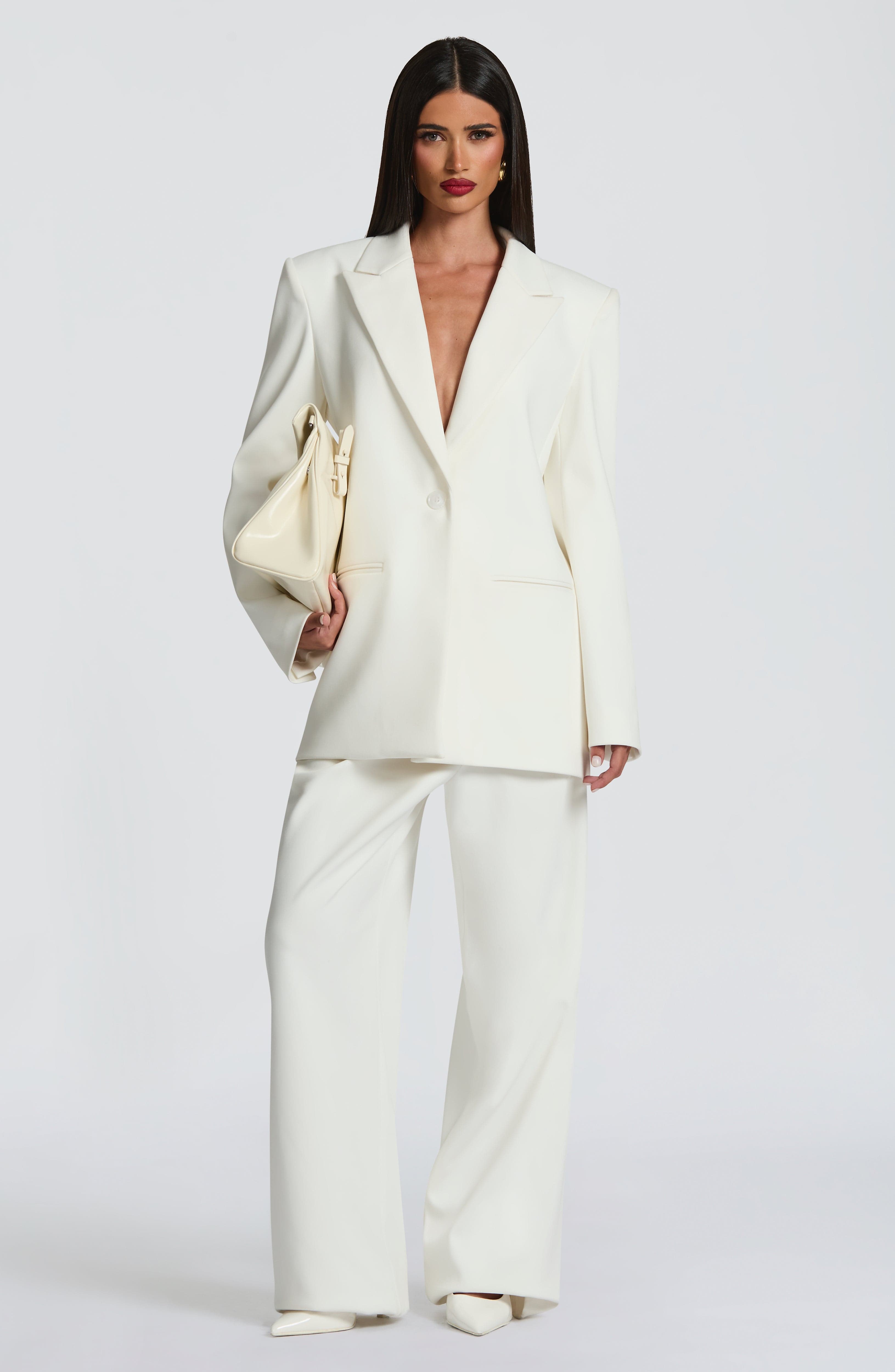 Reece Blazer - Ivory Jacket Babyboo Fashion Premium Exclusive Design