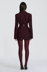 Rowena Blazer - Plum Jacket Babyboo Fashion Premium Exclusive Design
