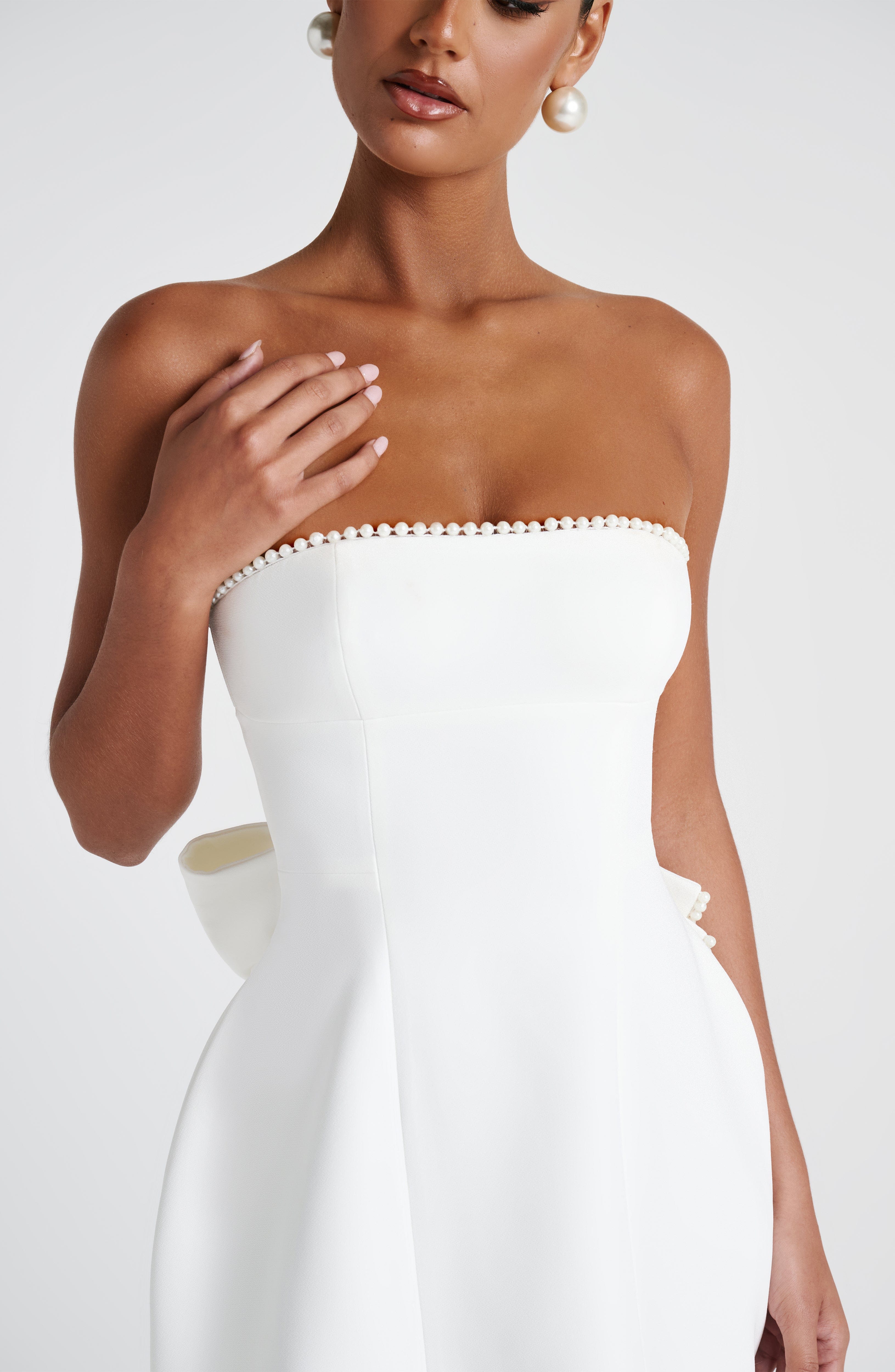 Suni Mini Dress - Ivory Dress Babyboo Fashion Premium Exclusive Design
