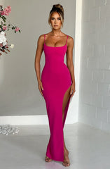 Tiarne Maxi Dress - Hot Pink Dress Babyboo Fashion Premium Exclusive Design