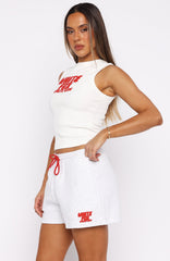 Club 14 Allie Tank Top White