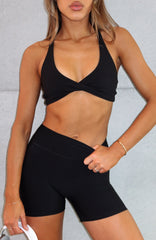 High Definition Sports Bra Black