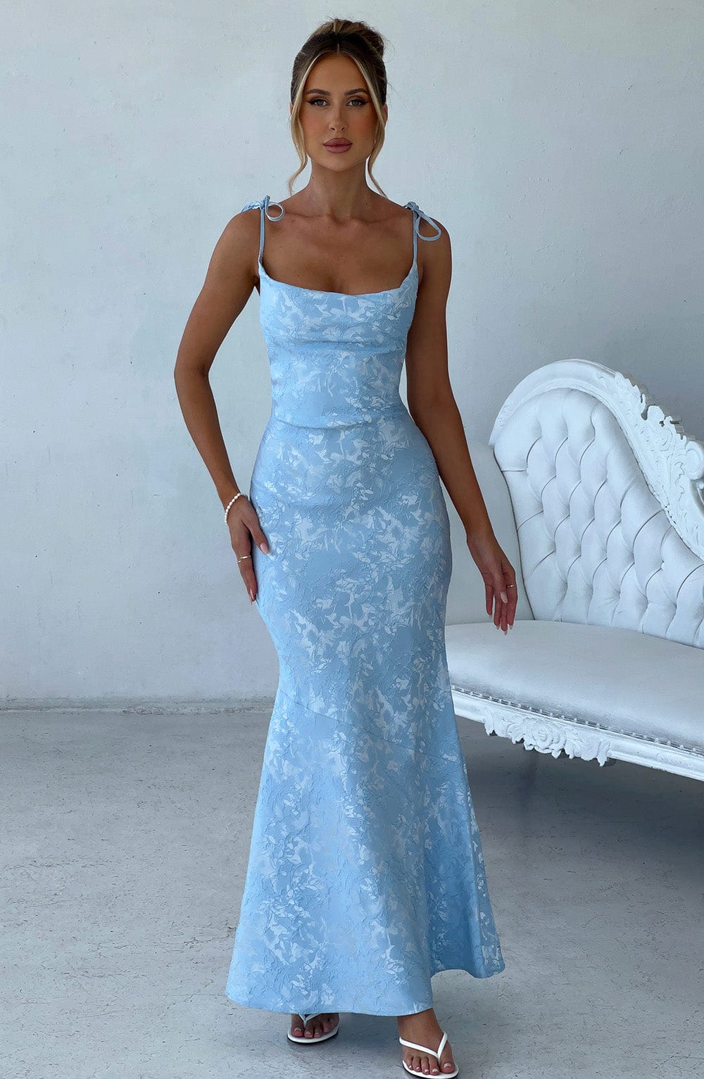 Whitney Maxi Dress - Blue Dress XS Babyboo Fashion Premium Exclusive Design